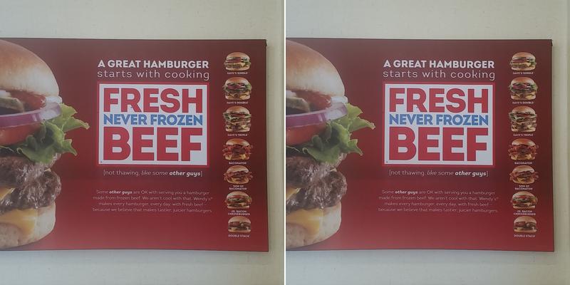 Wendy's Menu