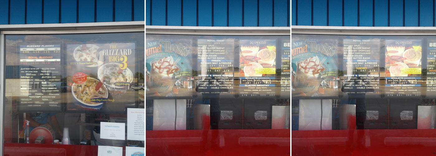 Dairy Queen Store Menu