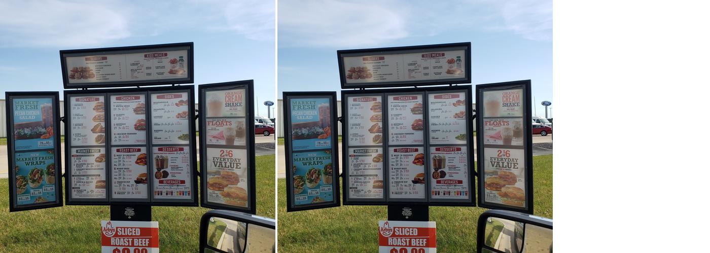 Arby's Menu