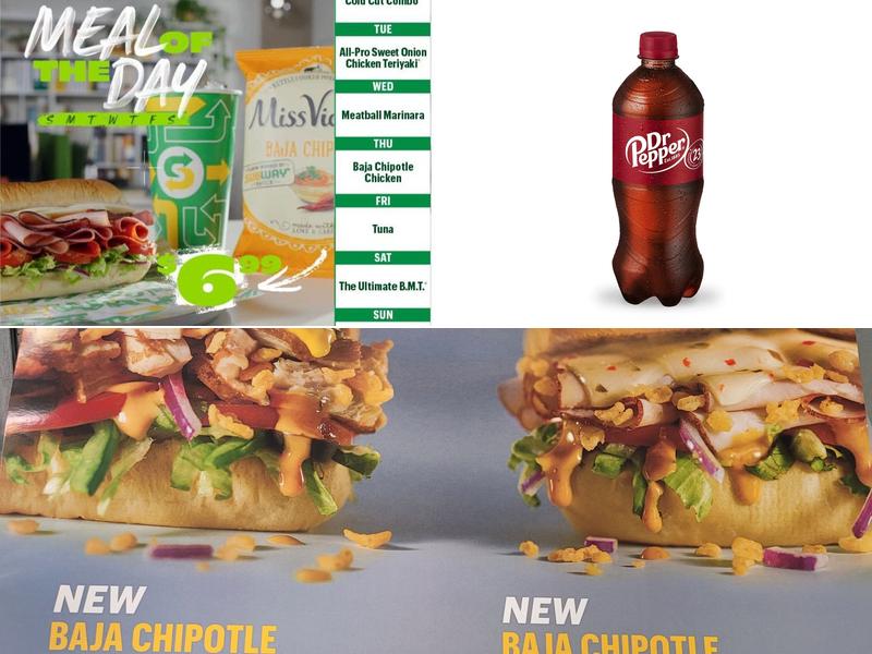 Subway Menu