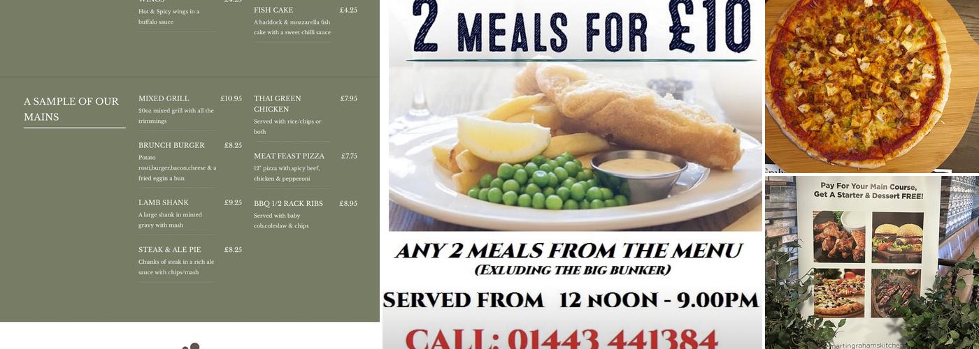 Graham’s Kitchen Menu