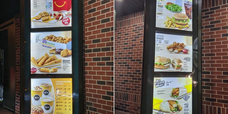 McDonald's Menu