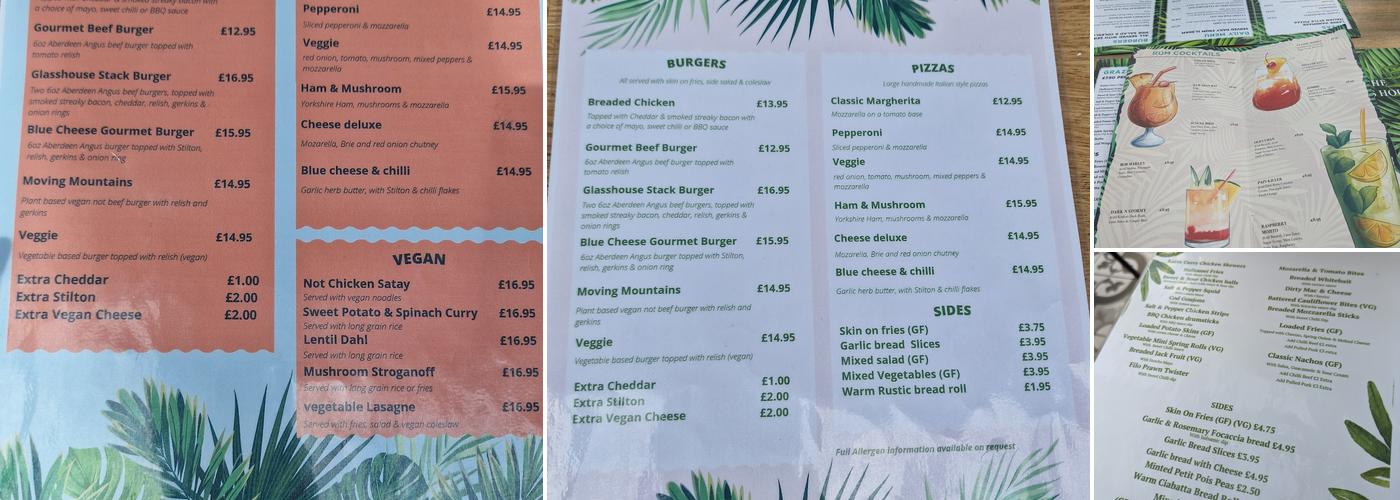 Charlottes Of Filey Menu