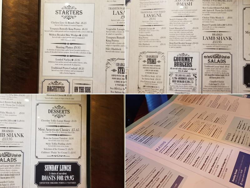 The John Paul Jones Menu