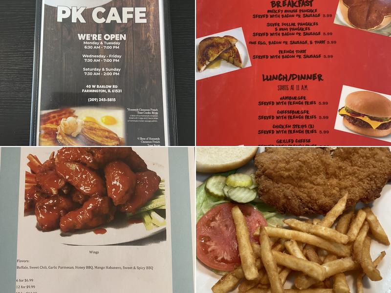 Kersh Cafe Menu