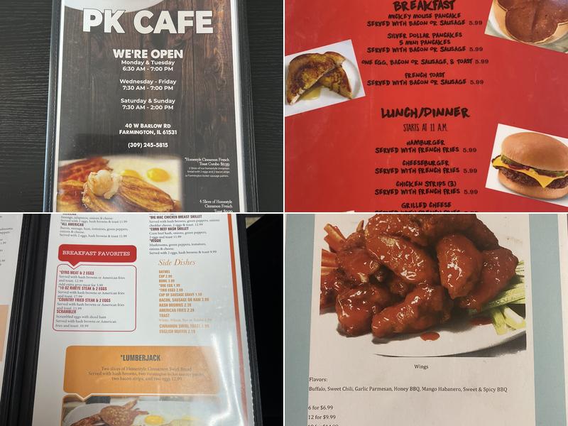 Kersh Cafe Menu