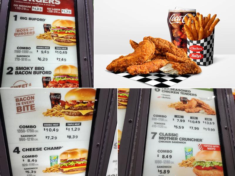 Checkers Menu
