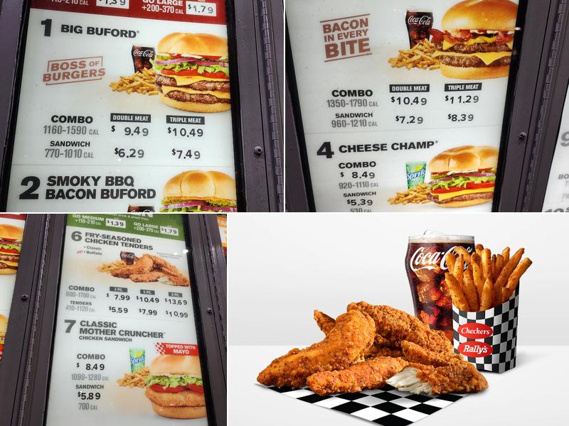 Checkers Menu