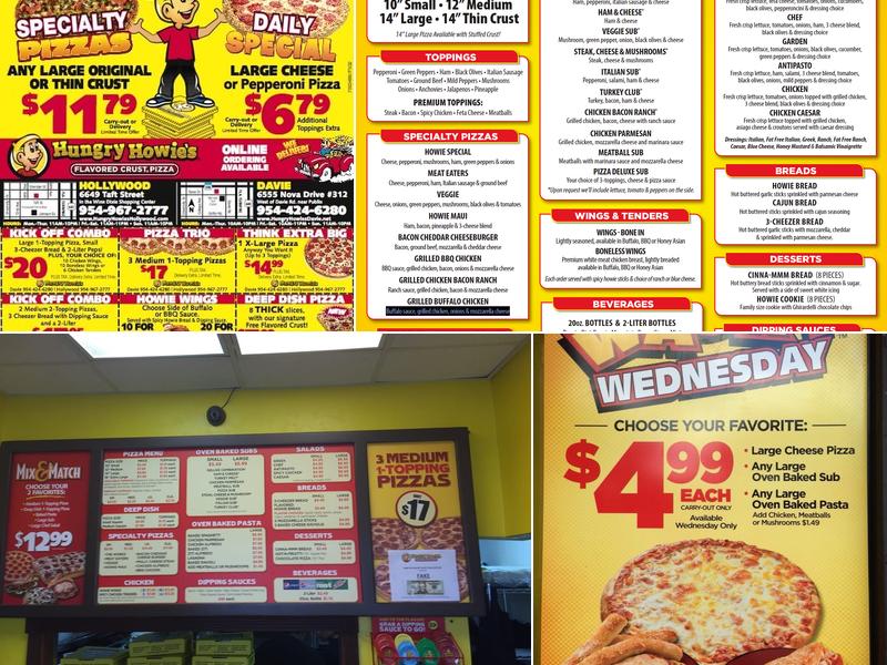 Hungry Howie's Pizza & Subs Menu