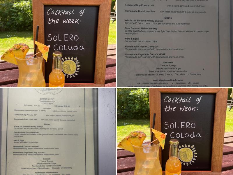 The Duke Of York Menu