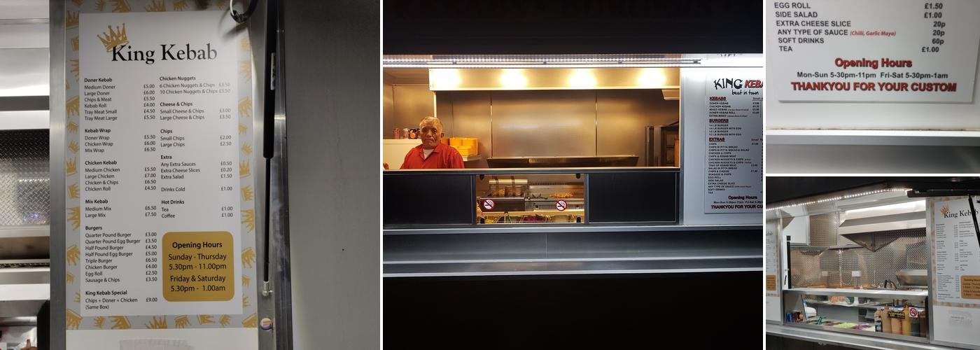 King Kebabs Menu