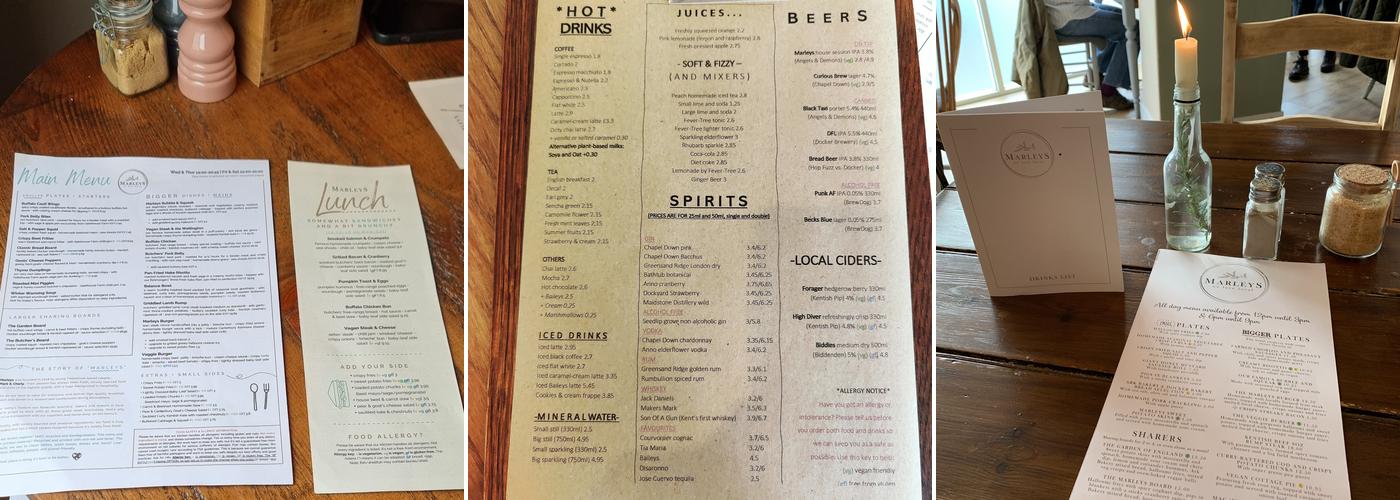Marleys Menu