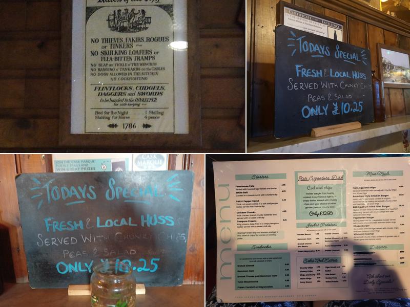 The Ship Inn Menu