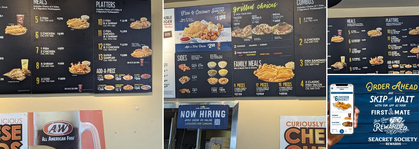 Long John Silver's | A&W Menu