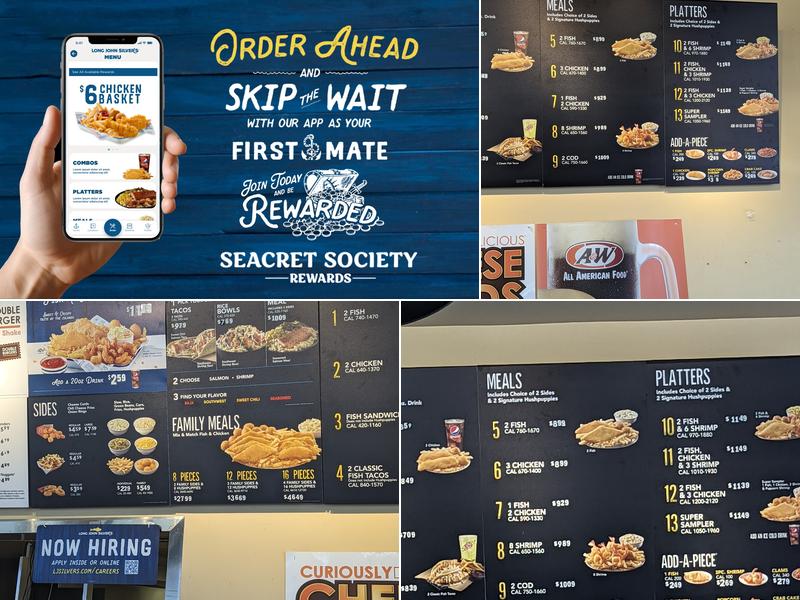 Long John Silver's | A&W Menu