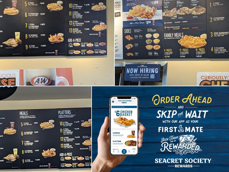 Long John Silver's | A&W Menu