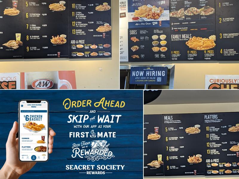Long John Silver's | A&W Menu