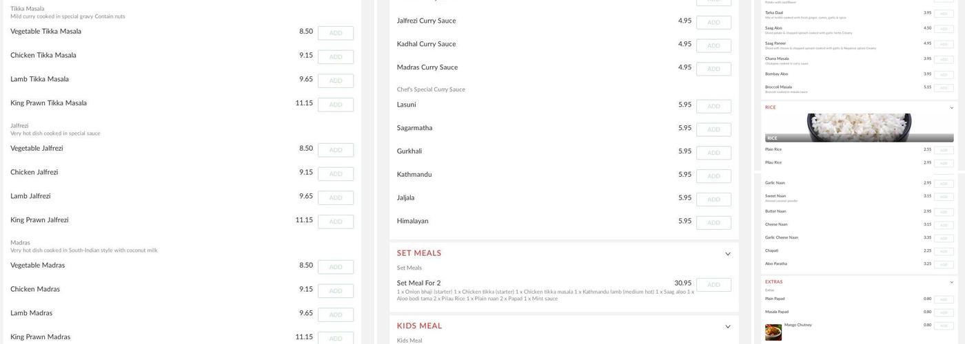 Lemon Leaf Restaurant & Bar Menu