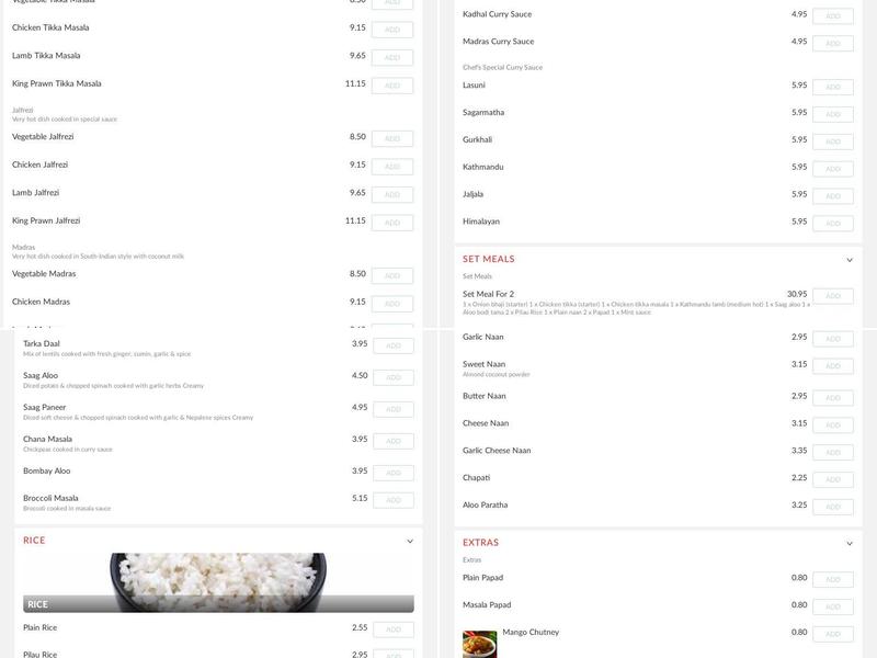 Lemon Leaf Restaurant & Bar Menu