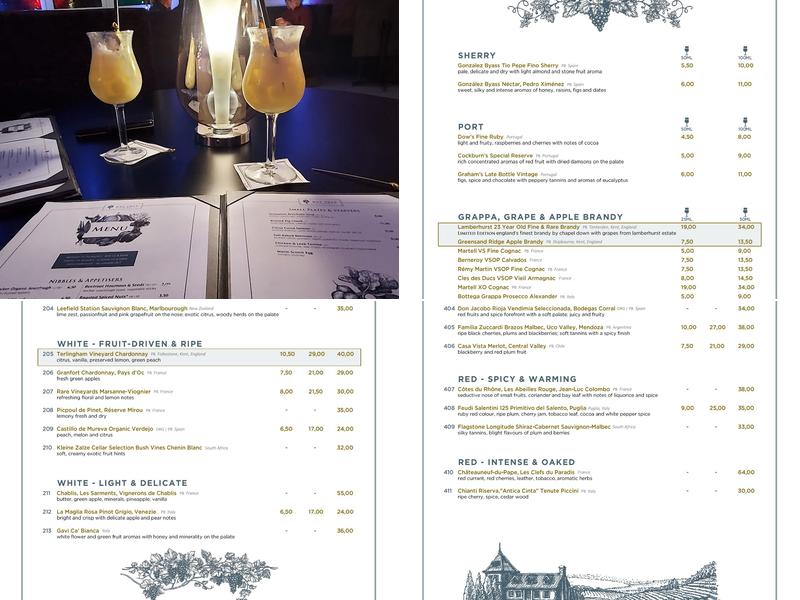 Bay Tree Bar & Grill Menu