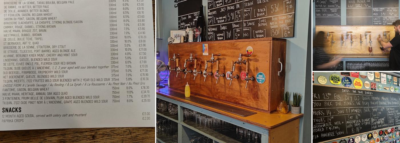 The Beer Shop Folkestone Menu