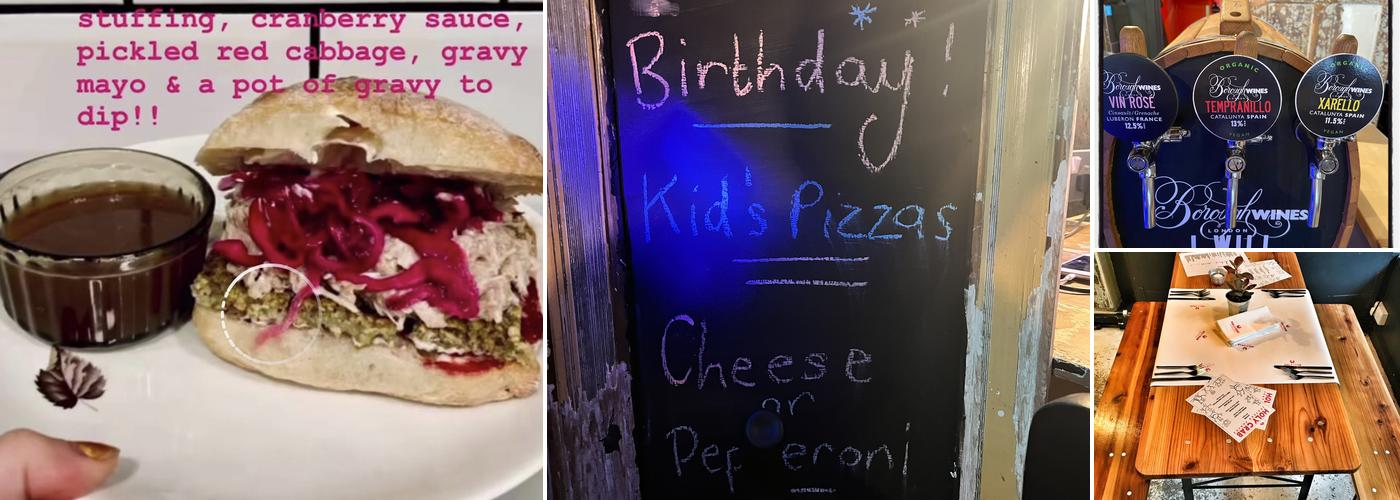 space bar & kitchen Menu