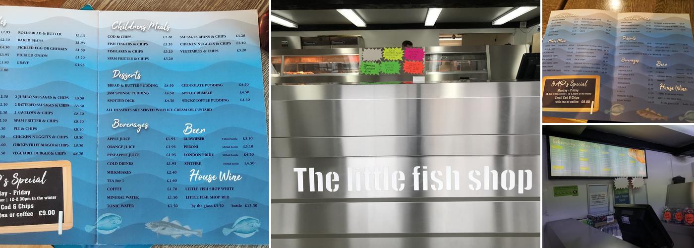 The Little Fish Shop Menu