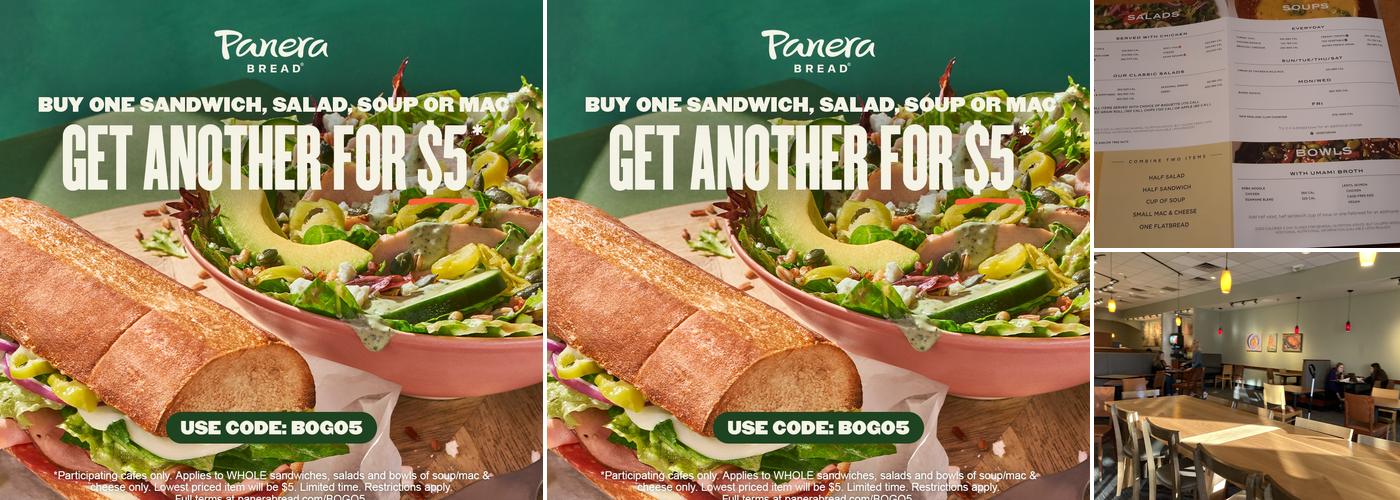 Panera Bread Menu