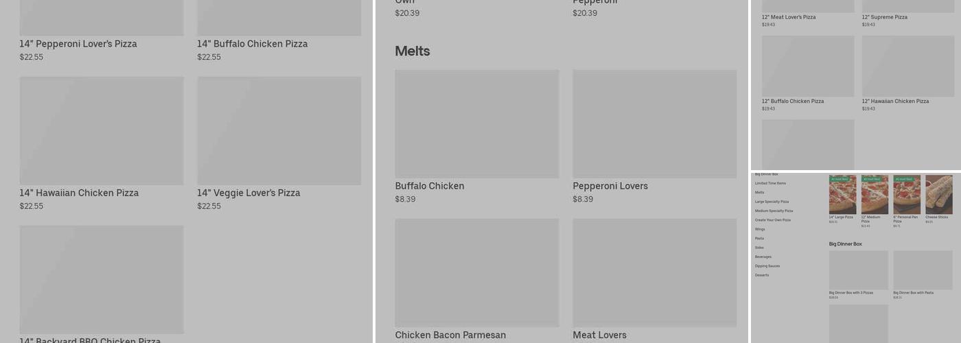 Pizza Hut Menu