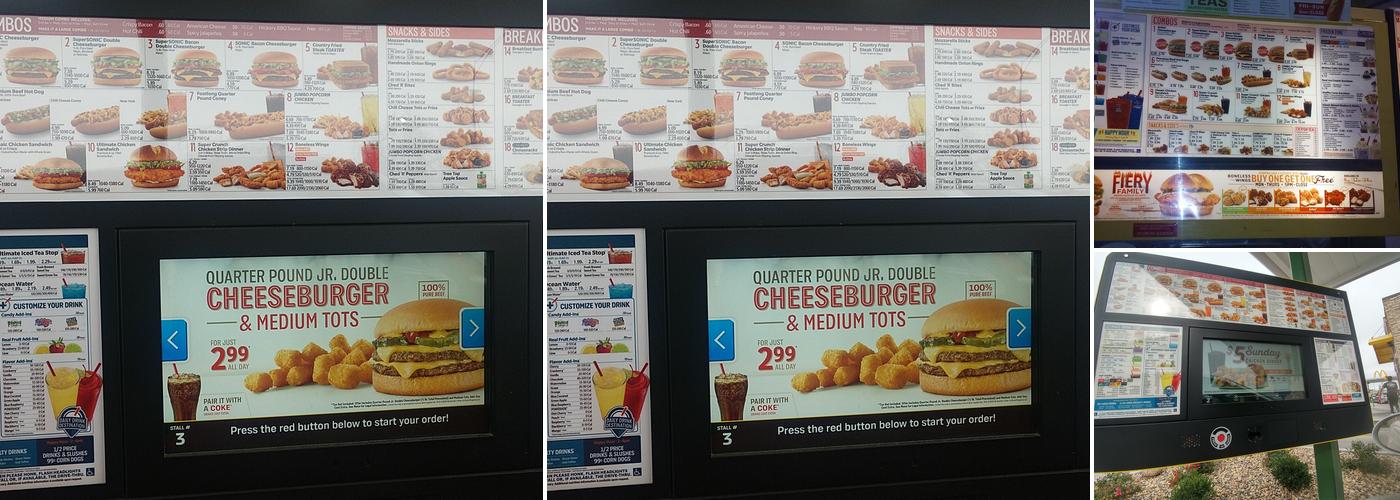 Sonic Drive-In Menu
