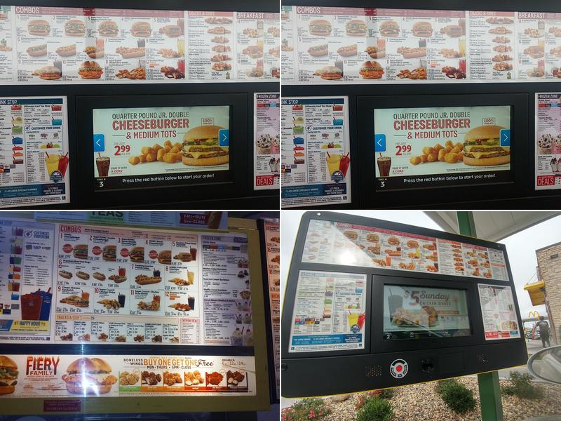 Sonic Drive-In Menu