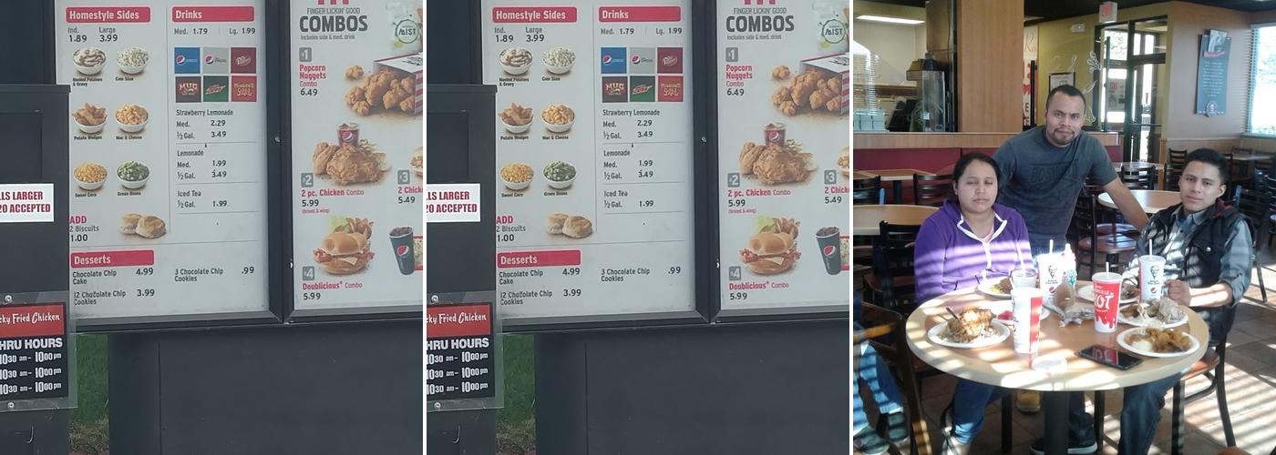 KFC Menu