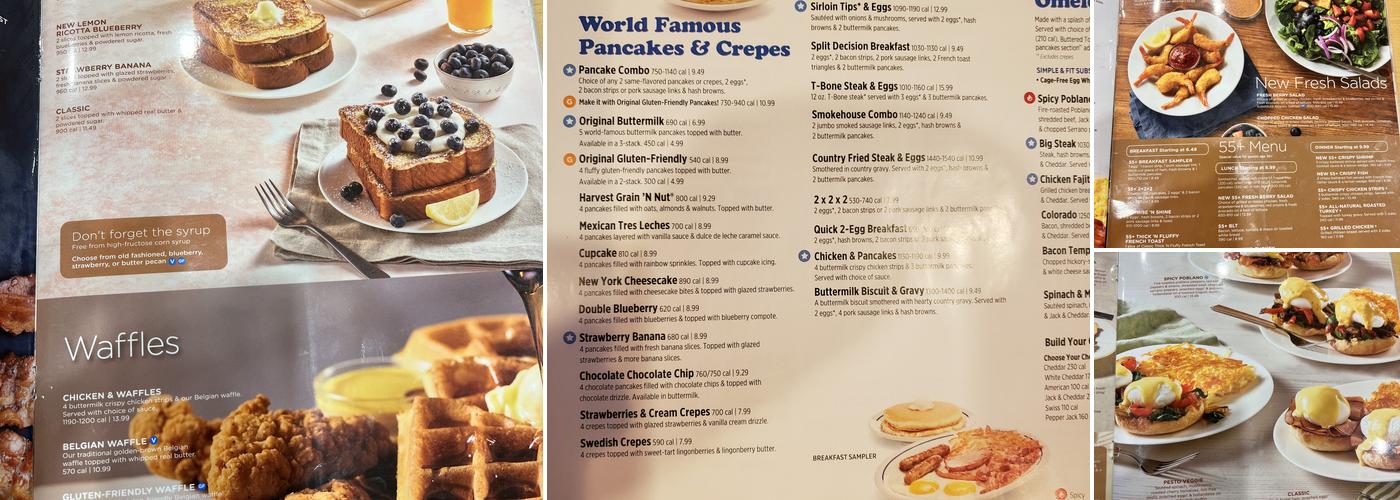 IHOP Menu