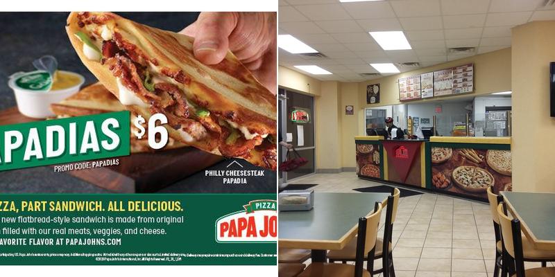 Papa Johns Pizza Menu
