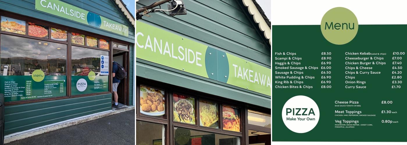 Rambo’s Canalside Takeaway Menu