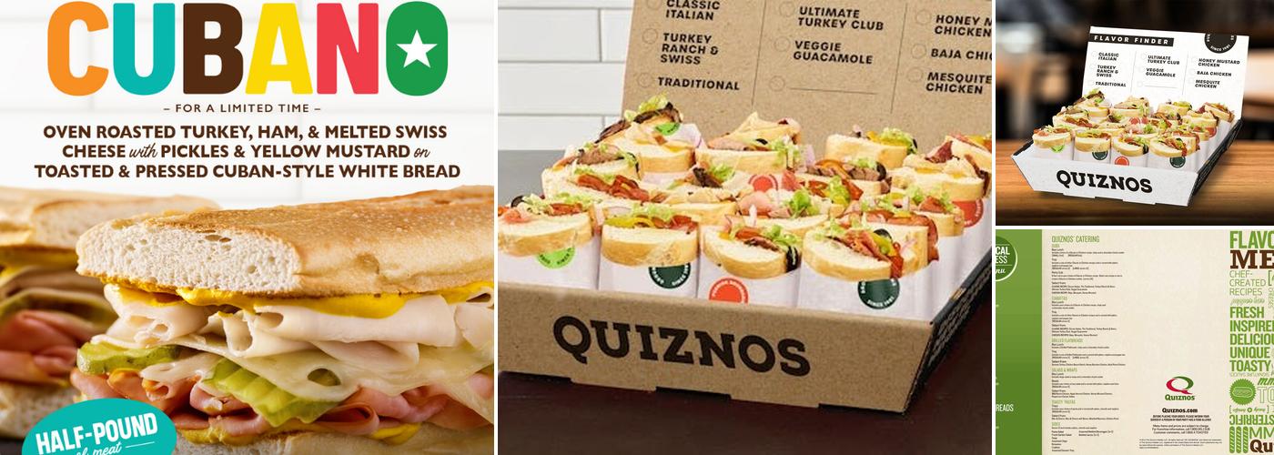 Quiznos Menu