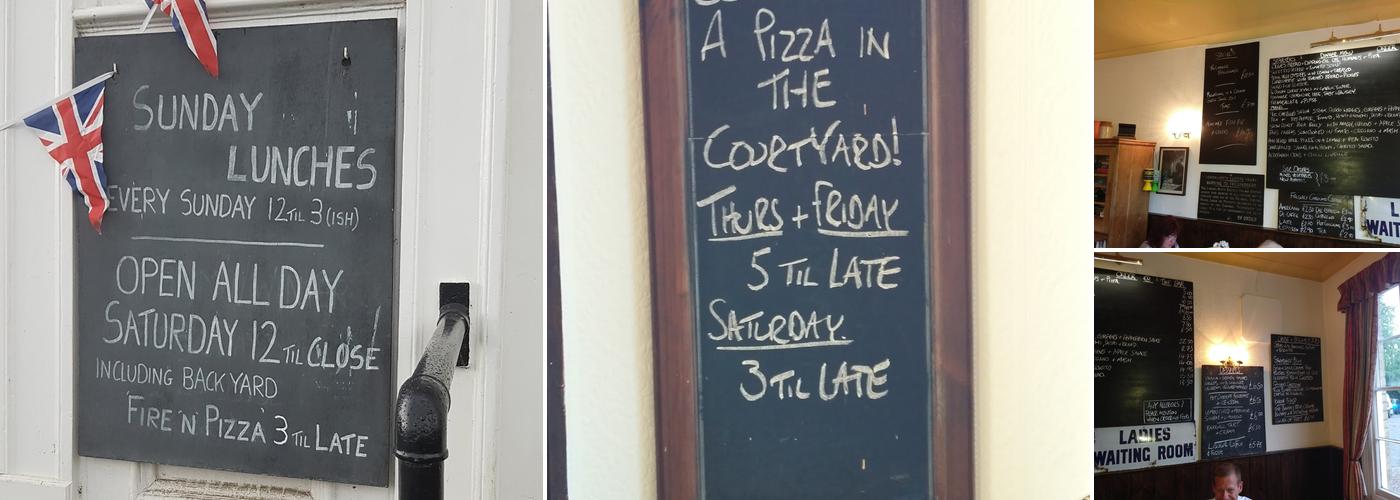 The Station Hotel Menu