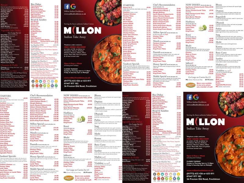 Millon Menu