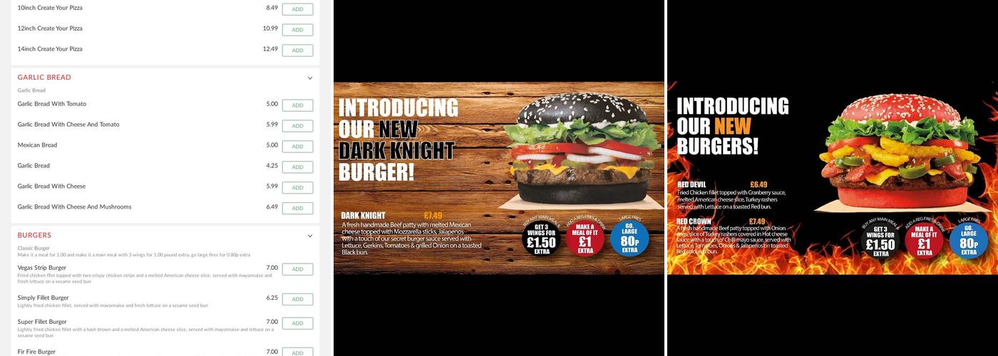 Mr G's Eat And Shake Menu