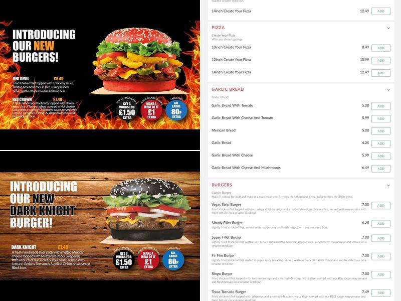 Mr G's Eat And Shake Menu