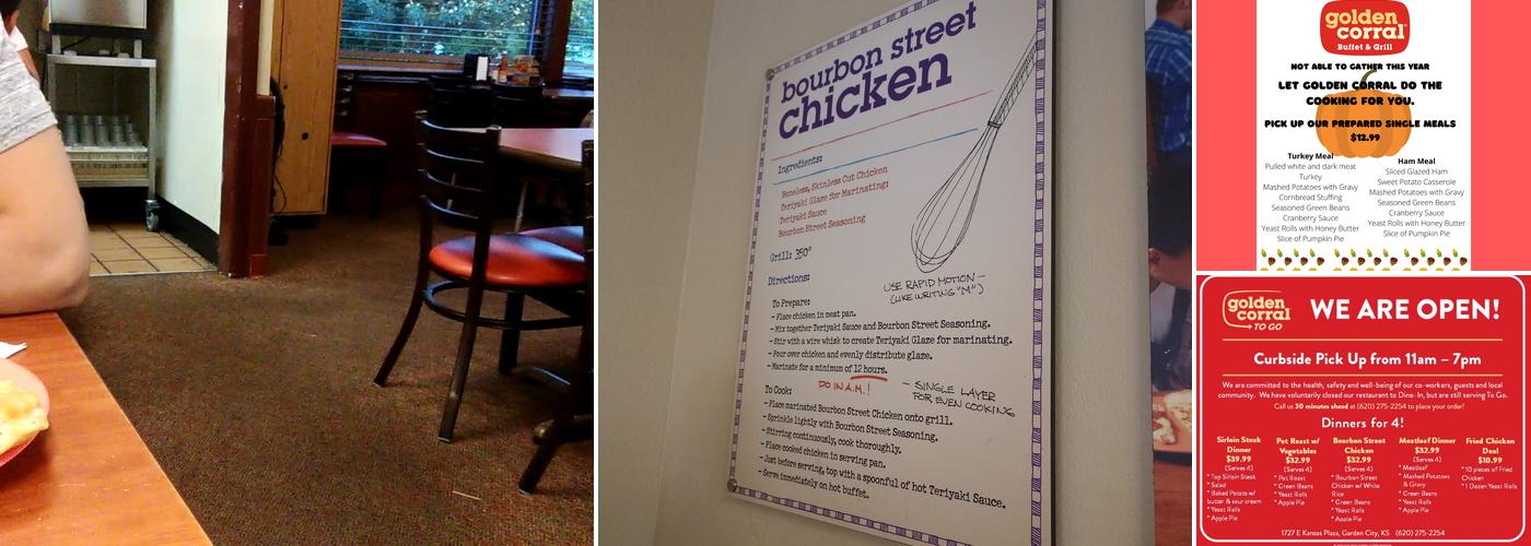 Golden Corral Buffet & Grill Menu