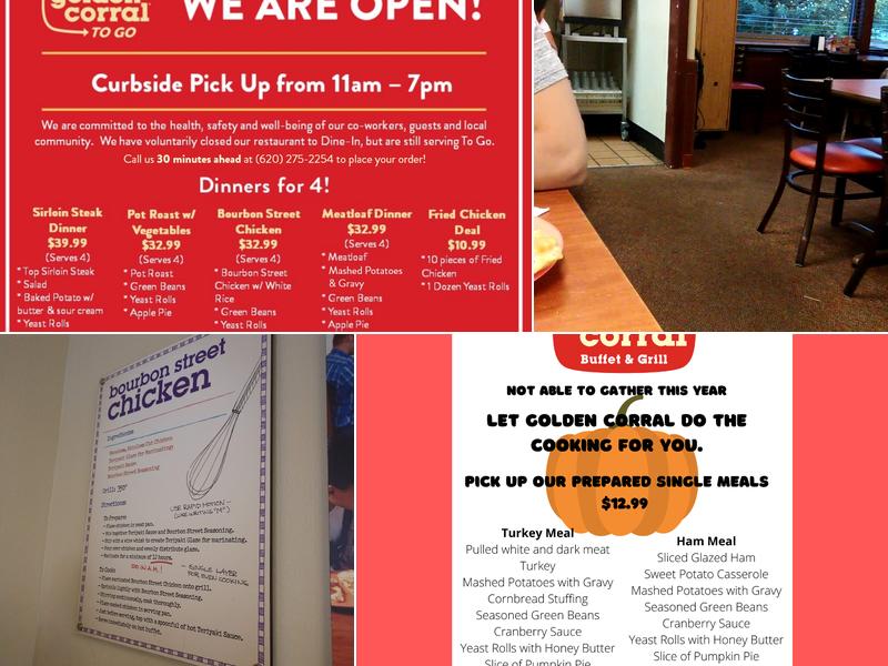 Golden Corral Buffet & Grill Menu