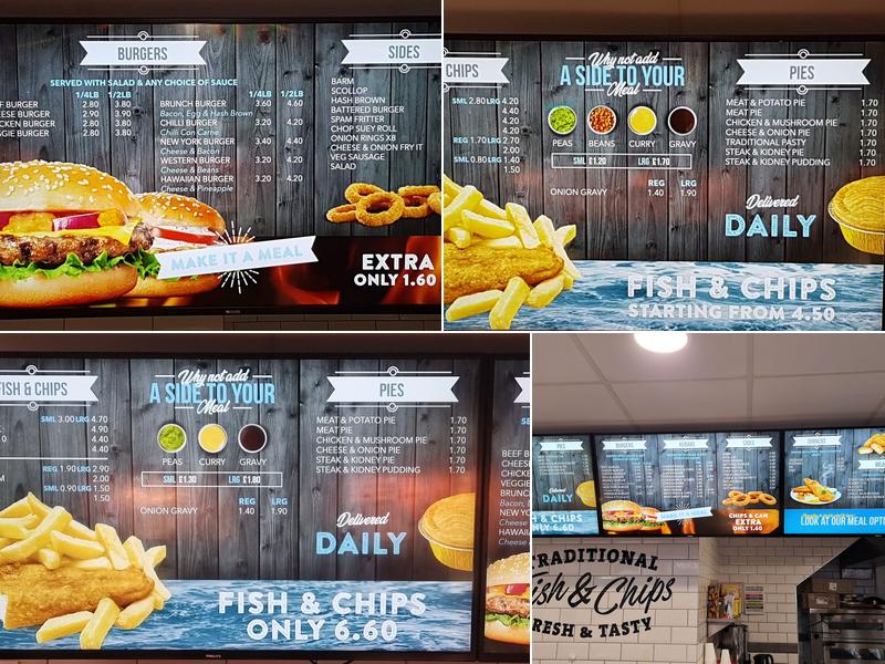 Oh My Cod! Menu