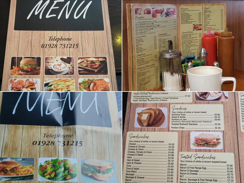 Frodsham Coffee Shop & Restaurant Menu