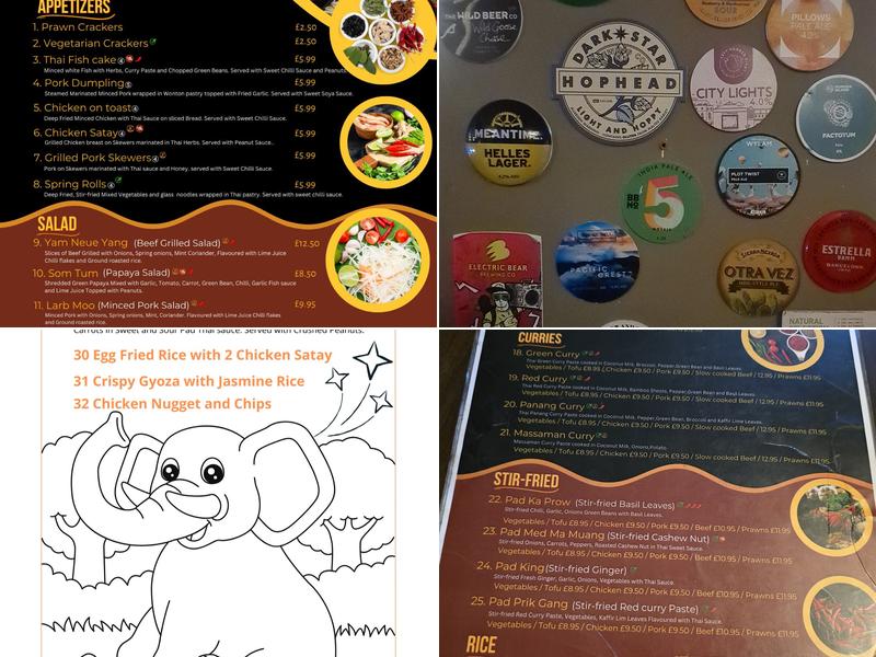 The Griffin Frome Menu