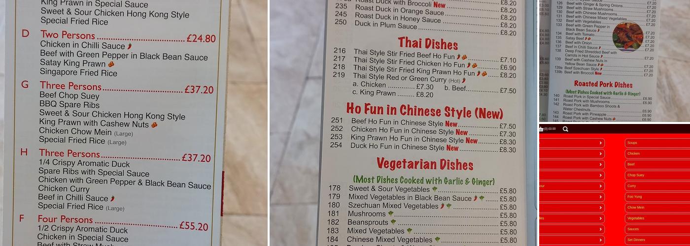 The Good Friend Menu