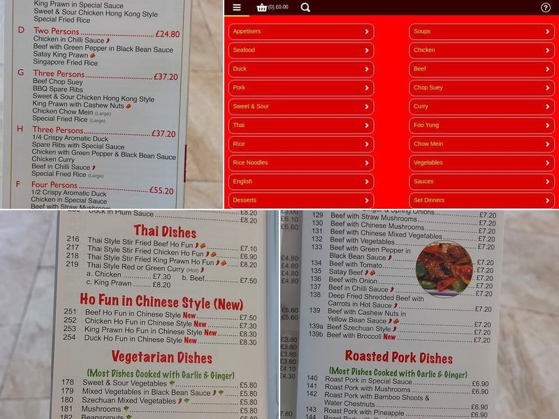 The Good Friend Menu