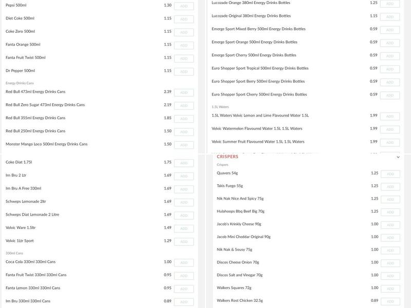 The Lifestyle Express Menu