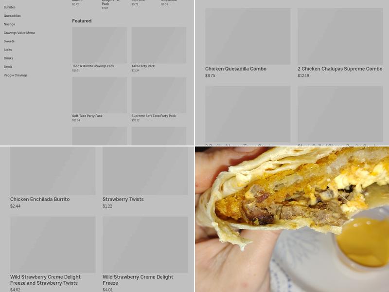 Taco Bell Menu