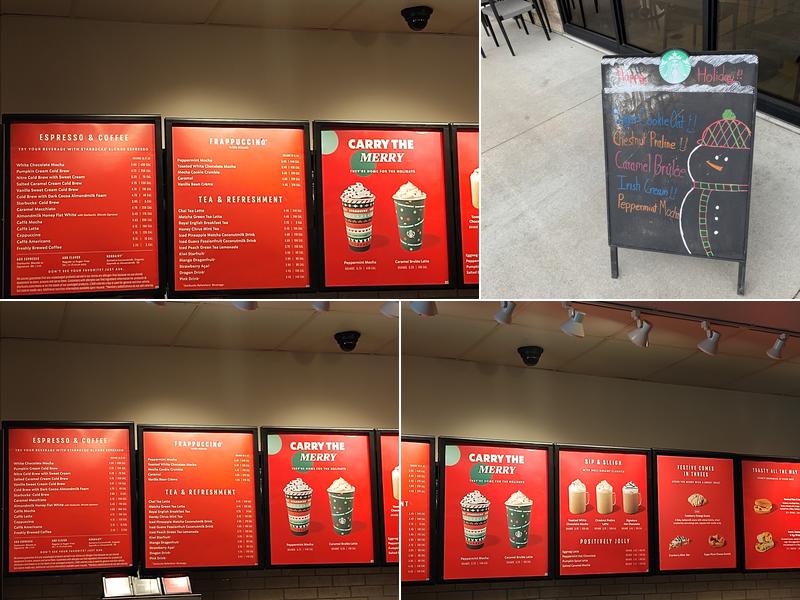 Starbucks Menu